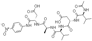 CAS#: 189684-53-5， N-Acetyl-L-Valyl-L-alpha-Aspartyl-L-Valyl-L-Alanyl-N-(4-Nitrophenyl)-L-alpha-Asparagine