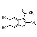 CAS#: 189828-67-9， 1-(5,6-Dihydroxy-2-Methyl-1-Benzofuran-3-Yl)Ethanone
