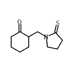 CAS 登录号：189940-41-8， 2-[(2-硫代-1-吡咯烷基)甲基]环己酮