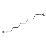 structure of CAS# 19008-71-0, 8-Amino-1-Octanol;8-Amino-1-octanol