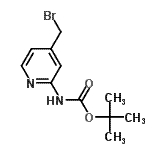 CAS#: 190189-98-1， 2-Methyl-2-Propanyl [4-(Bromomethyl)-2-Pyridinyl]Carbamate