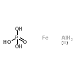 CAS#: 19034-12-9， Phosphoric Acid, Aluminum Iron Salt (1:1:1)