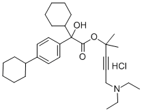 CAS#: 190579-98-7， (5-Diethylamino-2-Methylpent-3-Yn-2-Yl) 2-Cyclohexyl-2-(4-Cyclohexylphenyl)-2-Hydroxyacetate Hydrochloride