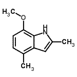 CAS#: 190908-10-2， 7-Methoxy-2,4-Dimethyl-1H-Indole