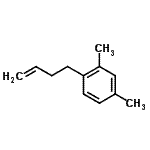结构式 CAS# 190974-78-8, 1-(3-丁烯-1-基)-2,4-二甲基苯
