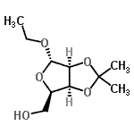 CAS#: 191083-70-2， Ethyl 2,3-O-isopropylidene-alpha-D-lyxofuranoside