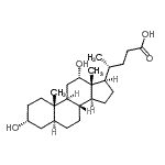 CAS#: 1912-55-6， (3alpha,5alpha,12alpha)-3,12-Dihydroxycholan-24-Oic Acid