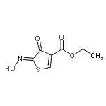 CAS#: 191418-67-4， Ethyl (5Z)-5-(Hydroxyimino)-4-Oxo-4,5-Dihydro-3-Thiophenecarboxylate