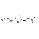 CAS#: 191722-06-2， [(2S)-5-Ethoxy-1,3-Oxathiolan-2-Yl]Methyl Acetate
