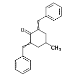 CAS#: 19186-11-9， 2,6-Dibenzylidene-4-Methylcyclohexanone