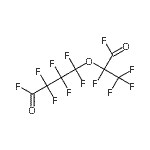 结构式 CAS# 19190-57-9, 2,2,3,3,4,4-六氟-4-[(1,1,1,2,3-五氟-3-氧代-2-丙基)氧基]丁酰基氟化物