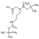 CAS#: 192124-66-6， N-{[(2-Methyl-2-Propanyl)Oxy]Carbonyl}-N-[3-({[(2-Methyl-2-Propanyl)Oxy]Carbonyl}Amino)Propyl]Glycine