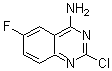 structure of CAS# 192323-44-7, 2-Chloro-6-Fluoro-4-Quinazolinamine;4-Amino-2-Chloro-6-Fluoroquinazoline;2-CHLORO-6-FLUOROQUINAZOLIN-4-AMINE
