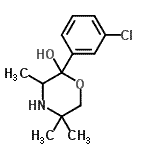 CAS#: 192374-14-4， 2-(3-Chlorophenyl)-3,5,5-Trimethyl-2-Morpholinol