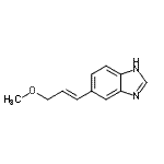 CAS#: 192717-33-2， 5-[(1E)-3-Methoxy-1-Propen-1-Yl]-1H-Benzimidazole
