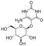 CAS#: 19286-37-4， 6-Amino-5-beta-D-Glucopyranosyloxyuracil