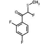CAS#: 192862-12-7， 1-(2,4-Difluorophenyl)-2-Fluoro-2-(Methylsulfanyl)Ethanone
