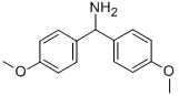 structure of CAS# 19293-62-0, 4,4'-Dimethoxybenzhydrylamine;Bis(4-Methoxyphenyl)Methylamine;Nsc505712;Zero/008599