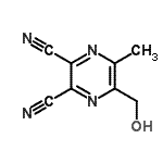 CAS#: 192933-53-2， 5-(Hydroxymethyl)-6-Methyl-2,3-Pyrazinedicarbonitrile