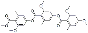 CAS#: 19314-74-0， 4-[(2,4-Dimethoxy-6-Methylbenzoyl)Oxy]-2-Methoxy-6-Methylbenzoic Acid 3-Methoxy-4-(Methoxycarbonyl)-5-Methylphenyl Ester
