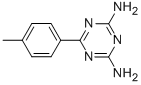 结构式 CAS# 19338-12-6, 6-(4-甲基苯基)-1,3,5-三嗪-2,4-二胺
