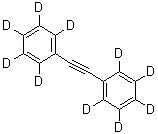 structure of CAS# 19339-46-9, 1,1'-(1,2-Ethynediyl)Di(<Sup>2</Sup>H<Sub>5</Sub>)Benzene;d10-diphenylacetylene;diphenylacetylene;Diphenylacetylene-d10