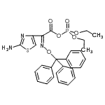 CAS#: 193402-47-0， (2Z)-2-(2-Amino-1,3-Thiazol-4-Yl)-2-[(Trityloxy)Imino]Acetyl Diethyl Phosphate