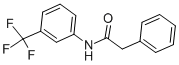 structure of CAS# 1939-21-5, 3'-Trifluoromethyl-2-Phenylacetanilide;2-Phenyl-N-[3-(Trifluoromethyl)Phenyl]Ethanamide;Sbb008103;Zinc00482587