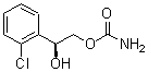 structure of CAS# 194085-75-1, 2-(2-Chlorophenyl)-2-Hydroxyethyl Carbamate;[(2S)-2-(2-Chlorophenyl)-2-Hydroxy-Ethyl] Carbamate;Carbamic Acid [(2S)-2-(2-Chlorophenyl)-2-Hydroxyethyl] Ester;Carbamic Acid [(2S)-2-(2-Chlorophenyl)-2-Hydroxy-Ethyl] Ester