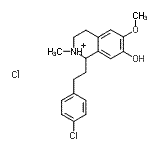 CAS#: 194089-07-1， 1-[2-(4-Chlorophenyl)Ethyl]-6-Methoxy-2-Methyl-1,2,3,4-Tetrahydro-7-Isoquinolinol Hydrochloride (1:1)