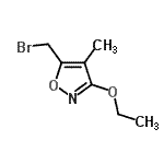 CAS#: 194286-80-1， 5-(Bromomethyl)-3-Ethoxy-4-Methyl-1,2-Oxazole