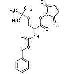 CAS#: 19460-97-0， 2,5-Dioxo-1-Pyrrolidinyl N-[(Benzyloxy)Carbonyl]-O-(2-Methyl-2-Propanyl)Serinate
