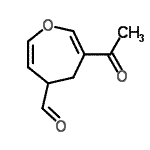 CAS#: 194657-17-5， 6-Acetyl-4,5-Dihydro-4-Oxepinecarbaldehyde