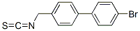 CAS#: 19495-02-4， 4-Bromo-4'-Isothiocyanatomethyl-1,1'-Biphenyl