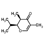 CAS#: 195382-75-3， (2S,3R)-2-Isopropyl-3,5-Dimethyl-2,3-Dihydro-4H-Pyran-4-One