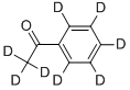 结构式 CAS# 19547-00-3, 1-(苯基-2,3,4,5,6-D5)-乙酮-2,2,2-D3
