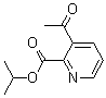 结构式 CAS# 195812-68-1, 3-乙酰基-2-吡啶羧酸异丙酯