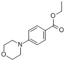 结构式 CAS# 19614-15-4, 4-(4-吗啉基)-苯甲酸乙酯