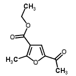 结构式 CAS# 19615-50-0, 乙基5-乙酰基-2-甲基-3-糠酸酯