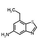 CAS 登录号：196205-30-8， 7-乙基-1,3-苯并噻唑-5-胺