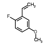 CAS#: 196519-60-5， 1-Fluoro-4-Methoxy-2-Vinylbenzene