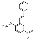 CAS#: 19652-31-4， (E)-1-(2-Methoxy-5-Nitrophenyl)-N-Phenylmethanimine