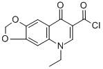 CAS#: 19658-59-4， 5-Ethyl-5,8-Dihydro-8 -Oxo-1,3-Dioxolo(4,5-g)Quinoline-7-Carbonyl Chloride