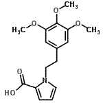 CAS#: 19717-25-0， 1-[2-(3,4,5-Trimethoxyphenyl)Ethyl]-1H-Pyrrole-2-Carboxylic Acid