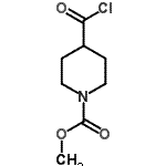 CAS#: 197585-43-6， Methyl 4-(Chlorocarbonyl)-1-Piperidinecarboxylate