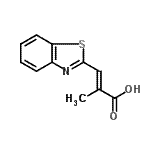 CAS#: 19771-90-5， (E)-3-(1,3-Benzothiazol-2-Yl)-2-Methyl-Prop-2-Enoic Acid