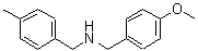 结构式 CAS# 197728-27-1, 1-(4-甲氧基苯基)-N-(4-甲基苄基)甲胺
