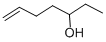structure of CAS# 19781-77-2, 6-Hepten-3-Ol;6-Hepten-3-Ol