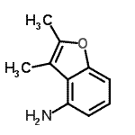 CAS#: 19822-55-0， 2,3-Dimethyl-1-Benzofuran-4-Amine