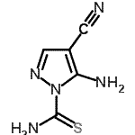 CAS#: 198715-79-6， 5-Amino-4-Cyano-1H-Pyrazole-1-Carbothioamide